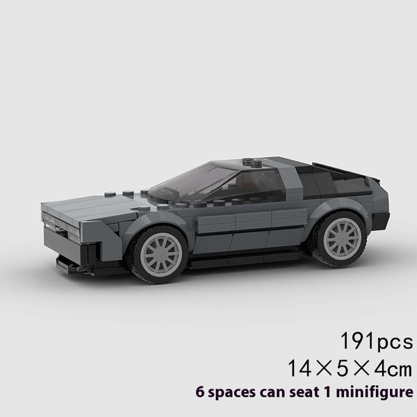Set de Bloques de Construcción Mini Vehículos de Carreras para Niños - Image 6