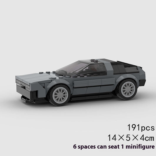 Set de Bloques de Construcción Mini Vehículos de Carreras para Niños - Image 6