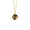 Sterling Plateado Zodiac Negro shell Pisces