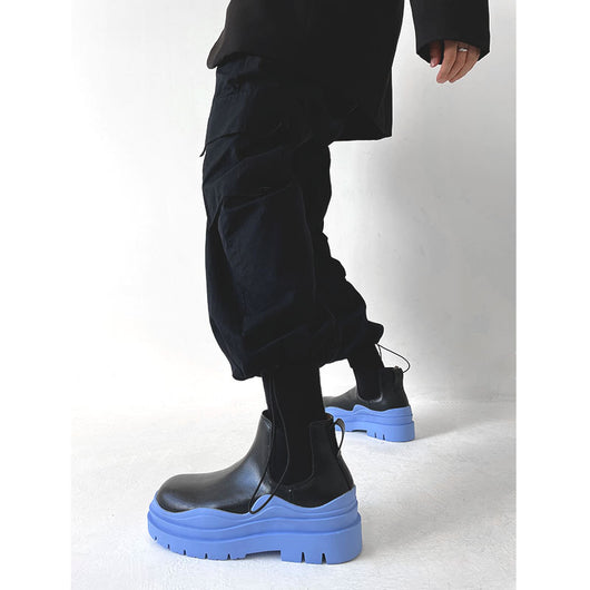 Botas Cortas con Plataforma Gruesa y Tacón Elevado Estilo Industrial - Image 10