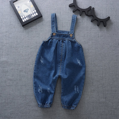 Pantalones de Mezclilla con Tirantes para Niños y Niñas - Image 5