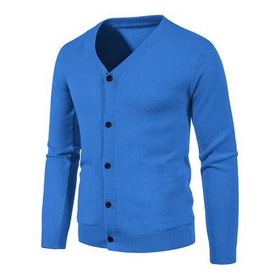 Cardigan de Punto para Hombre - Suéter V-Neck Moderno y Versátil - Image 20