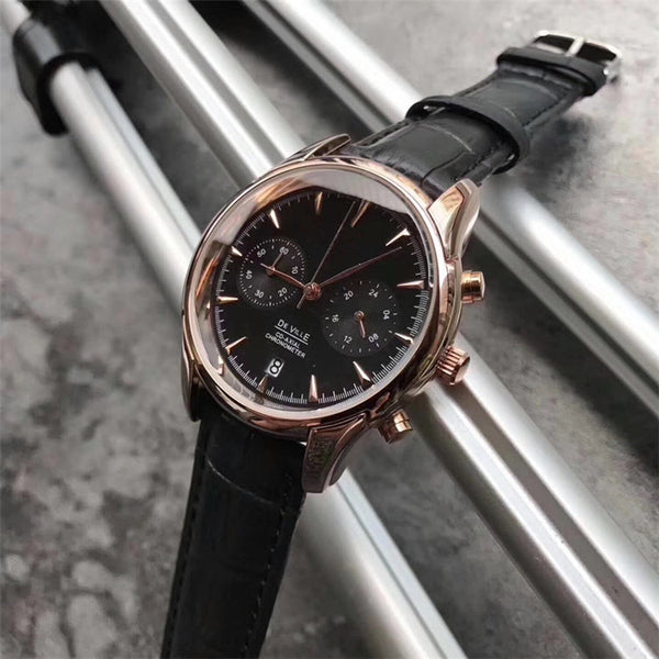 Reloj de Cuarzo para Hombre con Cuero Impermeable - Image 13