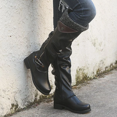 Botas de Tacón Bajo y Punta Redonda - Image 5