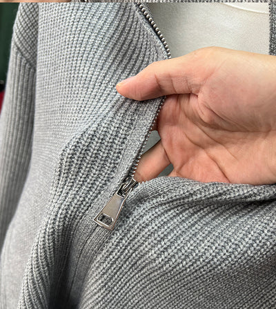Cardigan de Punto con Cierre de Cremallera para Hombre - Image 13