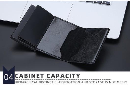 Cartera Minimalista de Cuero Engrasado con Protección Antimagnética - Image 21