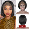Peluca Bob Liso con Cinta Frontal en Cabello Humano