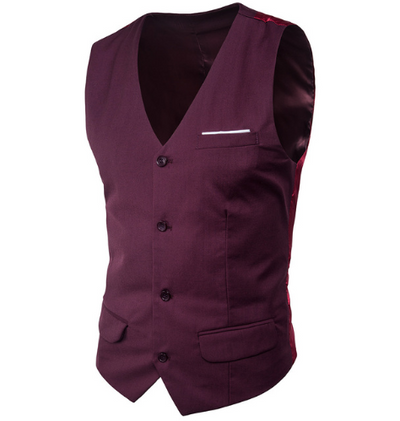 Chaleco Formal Slim Fit para Hombre - Talla Grande sin Mangas - Image 4