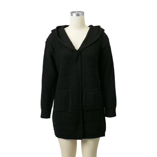 Suéter Holgado con Capucha y Bolsillos Dobles para Mujer - Image 5