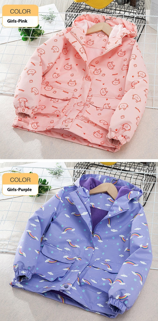 Abrigo Impermeable para Niños con Forro Polar y Diseño Camuflaje - Image 13
