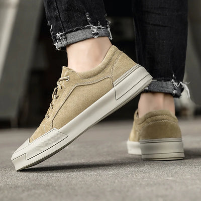 Zapatos Casuales Retro de Cuero Frosted para Hombre - Estilo Urbano Clásico - Image 15