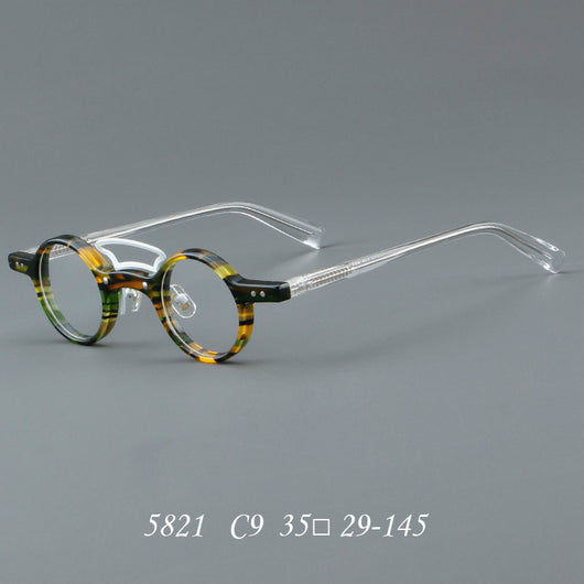 Gafas Retro Marco Redondo Pequeño Estilo Japonés - Image 16