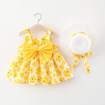 Vestido Chaleco Infantil Estilo Vaquero sin Mangas - Image 2
