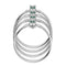 Pulsera de Plata S925 Cadena Hueso de Serpiente Cierre Búho 3MM - DIY