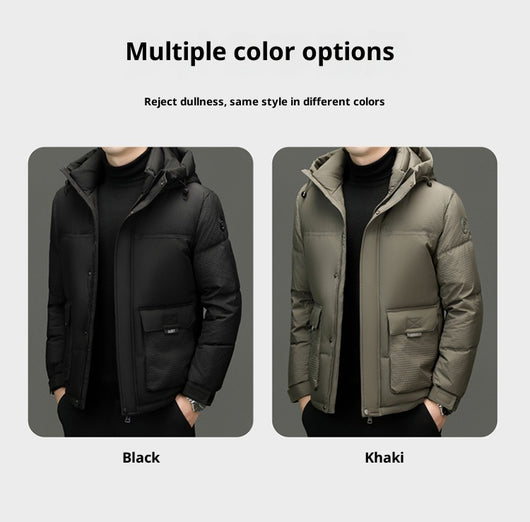 Chaqueta Acolchada de Plumón para Invierno - Image 9
