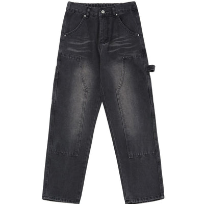 Jeans de Corte Acampanado Estilo Logging Americana para Hombre - Image 4