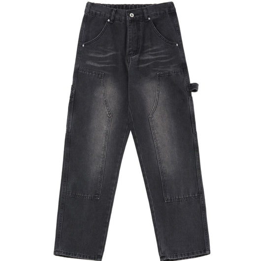 Jeans de Corte Acampanado Estilo Logging Americana para Hombre - Image 4