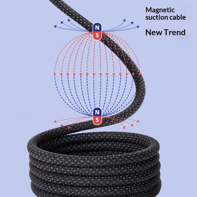 Cable de Datos Magnético Trenzado 66W de Carga Ultrarrápida - Image 16