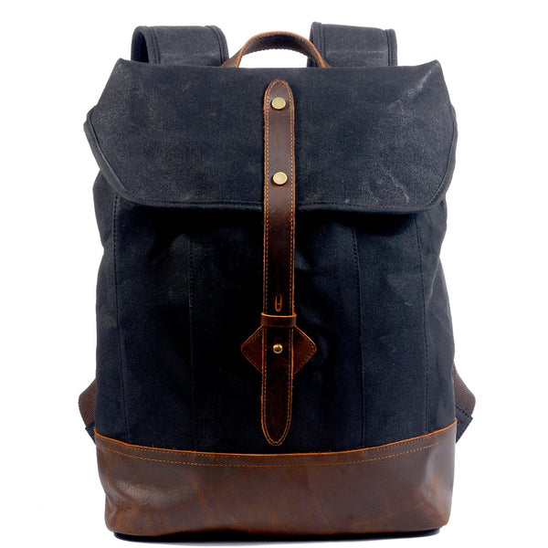 Mochila Impermeable de Lona Resistente para Hombre - Image 7