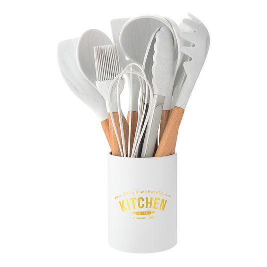Juego de Utensilios de Cocina en Silicona Marmolizada - Image 2