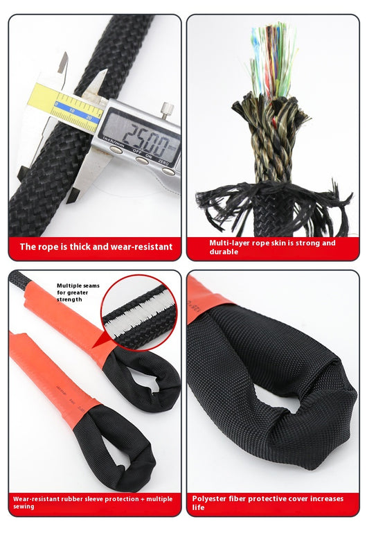 Cuerda de Remolque Elástica para Vehículos Todoterreno y Tracción - Image 14