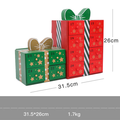 Calendario Navideño de Madera - Decoración Festiva - Image 12