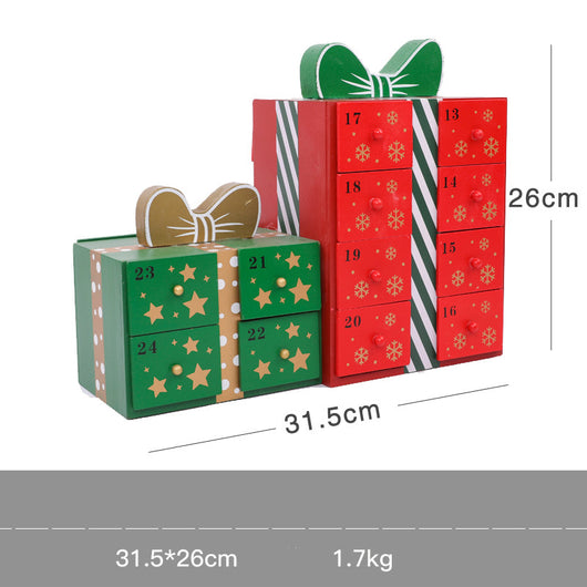 Calendario Navideño de Madera - Decoración Festiva - Image 12