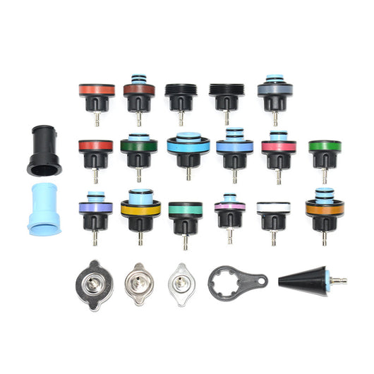 Kit Profesional de 28 Piezas para Prueba de Presión y Purga de Radiadores - Image 4