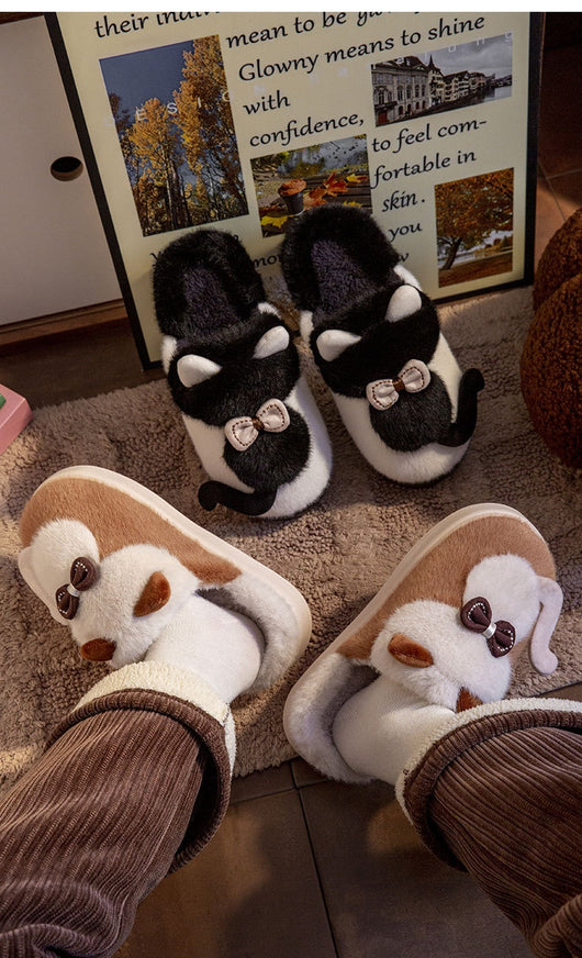Pantuflas Felinas Esponjosas - Cómodas Zapatillas Peluche para Casa Invierno - Image 15