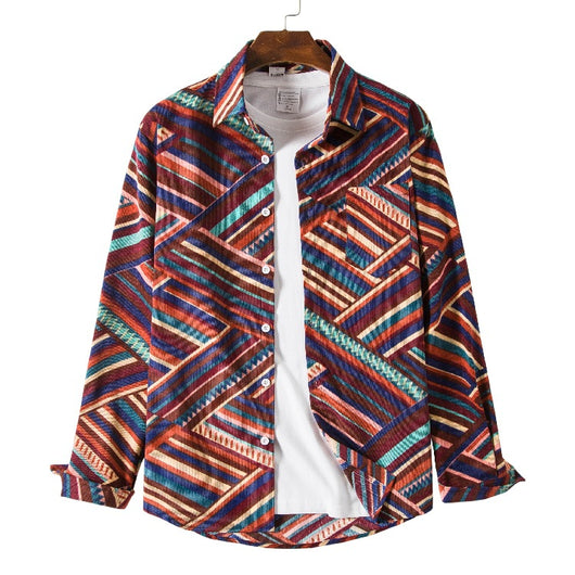 Camisa Étnica Holgada Talla Plus - Estilo Casual Versátil - Image 10