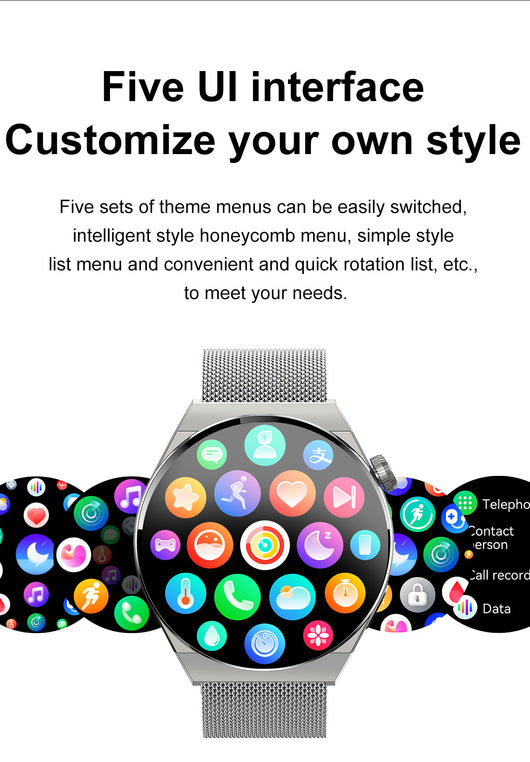 Reloj Inteligente Bluetooth con Llamadas para Hombres - Image 13