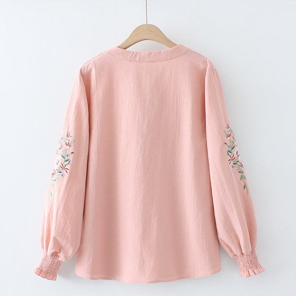 Sudadera Casual Slim con Bordado para Primavera