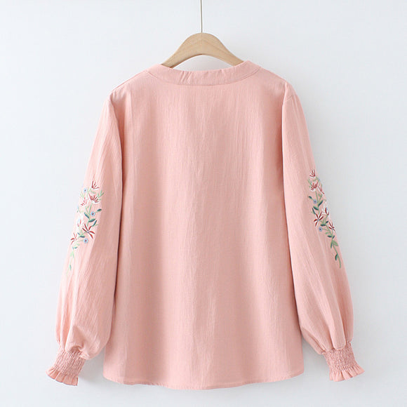 Sudadera Casual Slim con Bordado para Primavera
