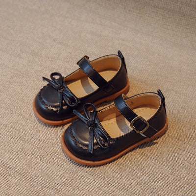 Zapatos Escolares de Cuero para Niños con Velcro y Suela Antideslizante - Image 3