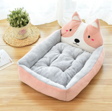 Cama Desmontable y Lavable para Perros Grandes - Nido Teddy Cartoon - Image 12