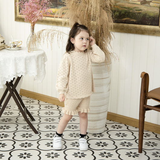 Suéter Infantil Cuello Redondo con Detalle Cutout - Image 13