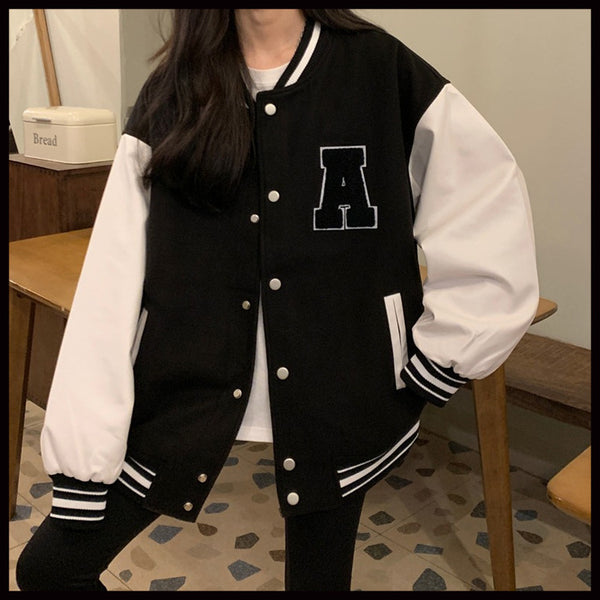Chaquetas Cortas Holgadas y Ajustadas de Manga Larga