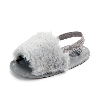 Sandalias para bebé multicolor con suela suave y elástico cómodo - Image 12