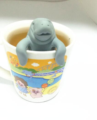 Filtro Creativo para Té - Colador de Té Diseño León Marino - Image 3