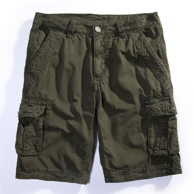 Pantalones Casuales Hombre Cintura Elástica Multibolsillos - Image 8