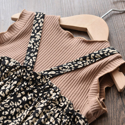Vestido Infantil Estampado Patchwork Manga Corta - Image 18
