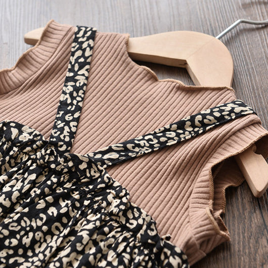 Vestido Infantil Estampado Patchwork Manga Corta - Image 18
