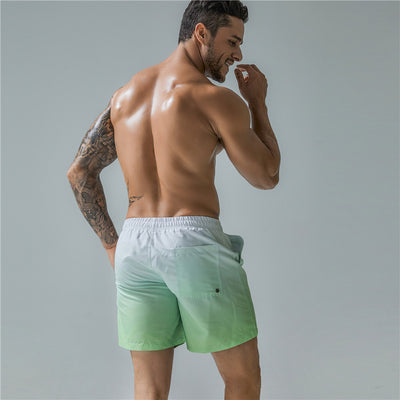 Pantalones de Playa Talla Grande Degradado Impermeable Cinco Bolsillos - Image 6