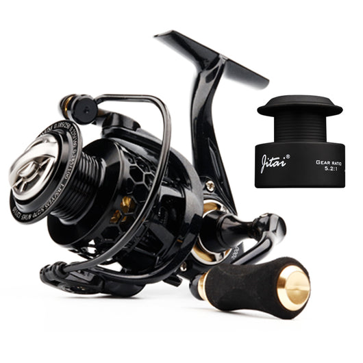 Carrete de Pesca para Carpa en Agua Salada 10+1 Rodamientos Bobina Coil