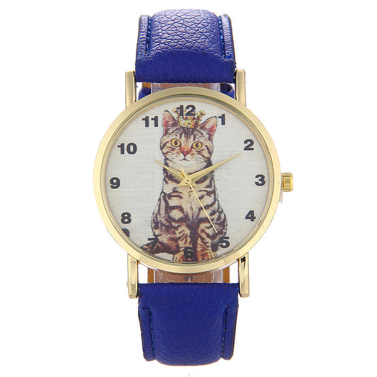 Reloj con Patrón de Gatito Adorable en Cuclillas - Image 19