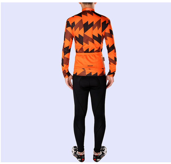 Camiseta de Ciclismo Térmica para Hombre - Otoño e Invierno