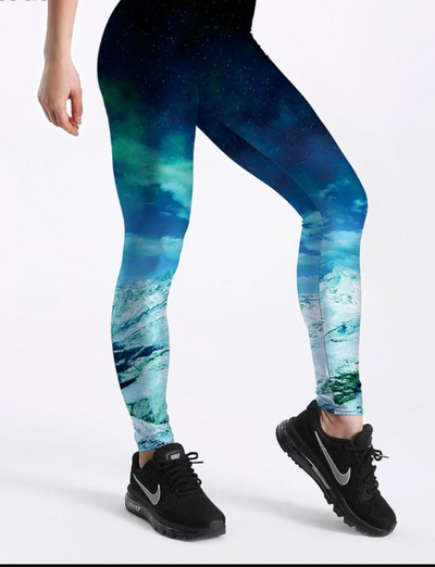 Leggings Deportivos Térmicos con Estampa Hielo y Nieve - Image 7