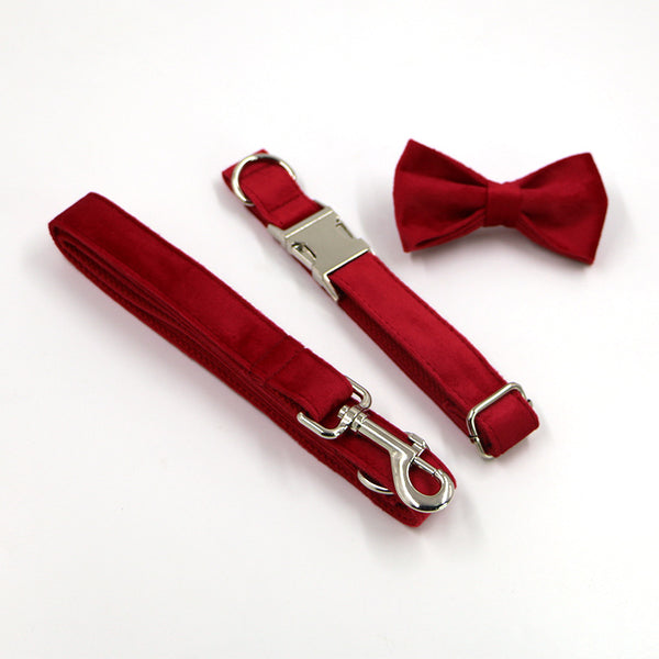 Conjunto de Corbatín y Collar a Cuadros para Perro