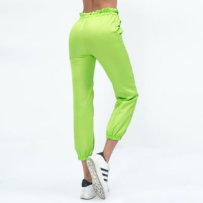 Pantalones Deportivos Verde Neón - Image 4