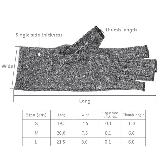 Guantes de Compresión sin Dedos para Protección Articular - Image 17
